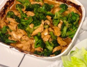 chicken and broccoli