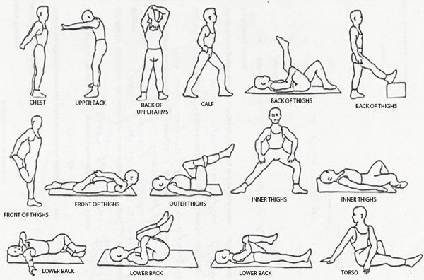 Flexibility training exercises