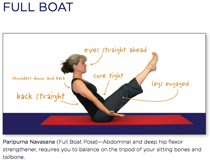 Full Boat Pose - Yoga With Dr. Weil