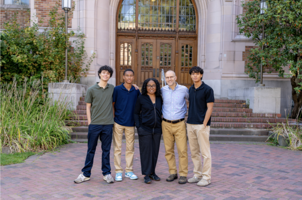Hielen Enyew captures UW family in the Quad